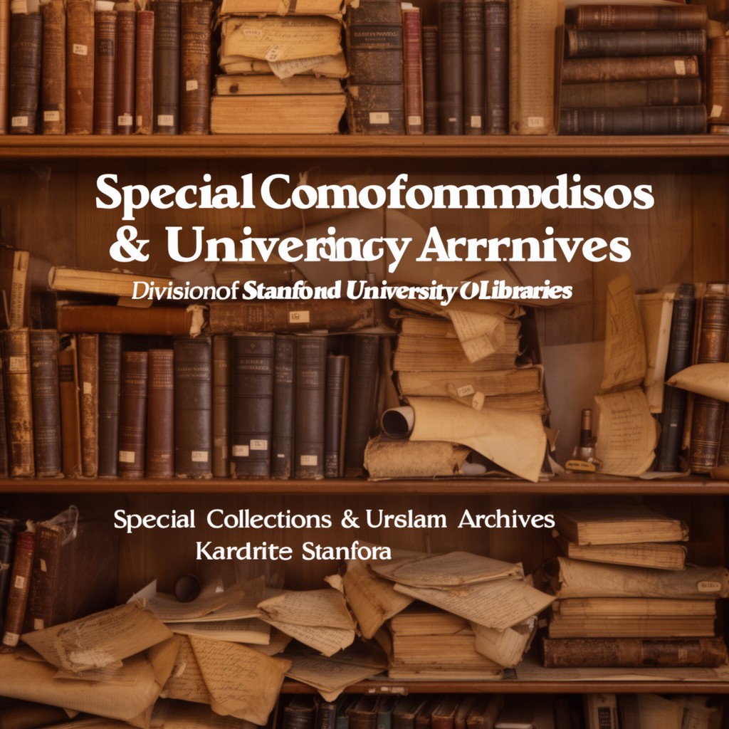 AI-generated illustration of Special Collections & University Archives