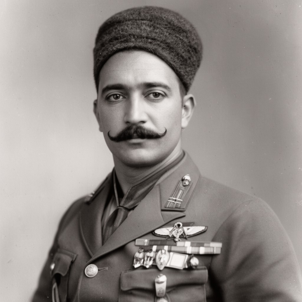 AI-generated illustration of Enver Pasha