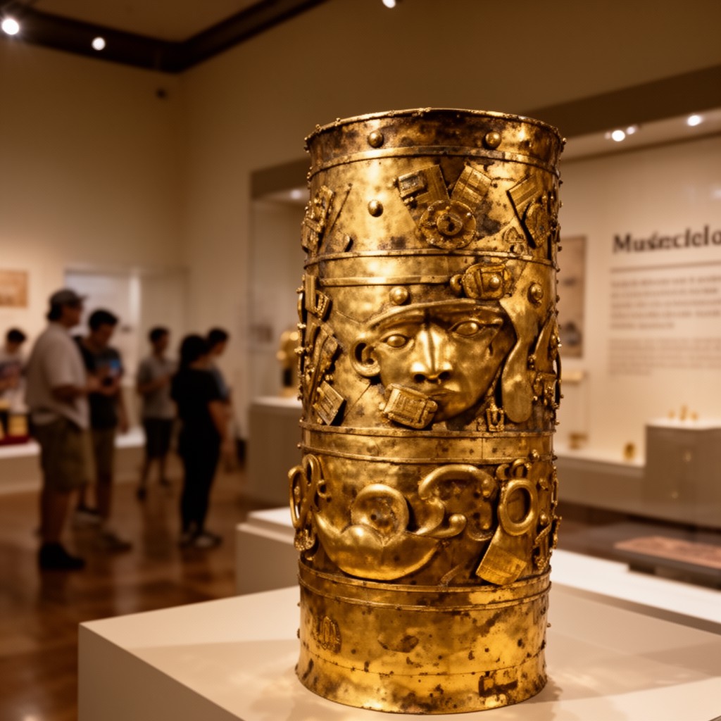 AI-generated illustration of Gold Museum (Museo del Oro)
