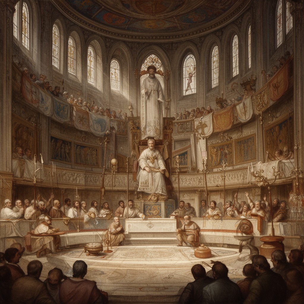 AI-generated illustration of Council of Clermont