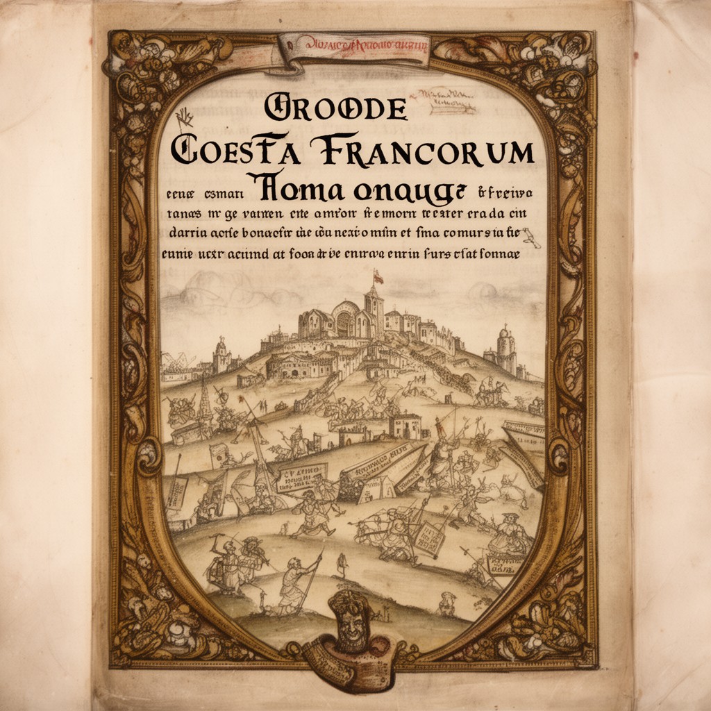 AI-generated illustration of Gesta Francorum