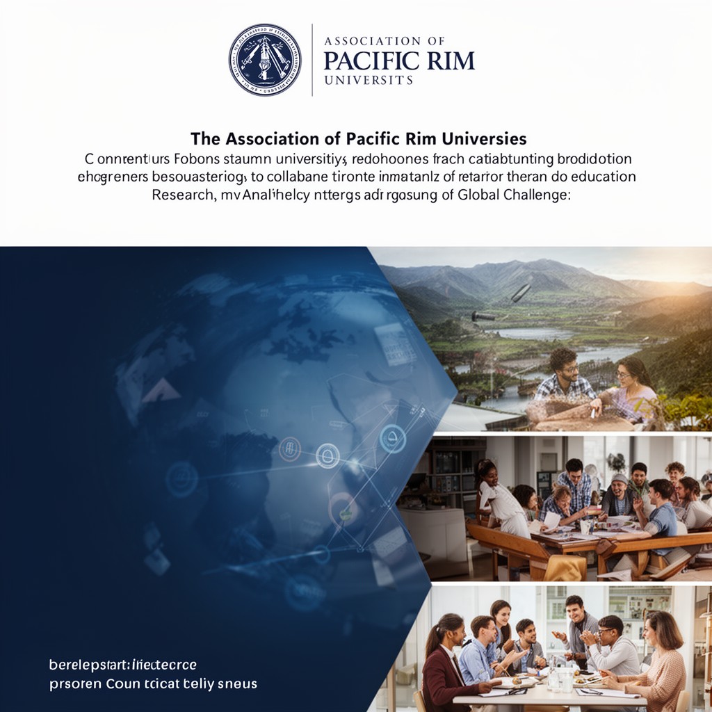AI-generated illustration of Association of Pacific Rim Universities