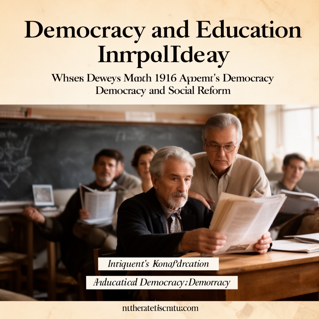 AI-generated illustration of Democracy and Education