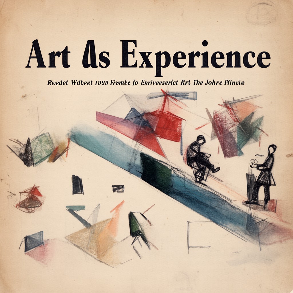 AI-generated illustration of Art as Experience