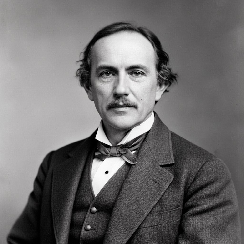 AI-generated illustration of Charles Sanders Peirce