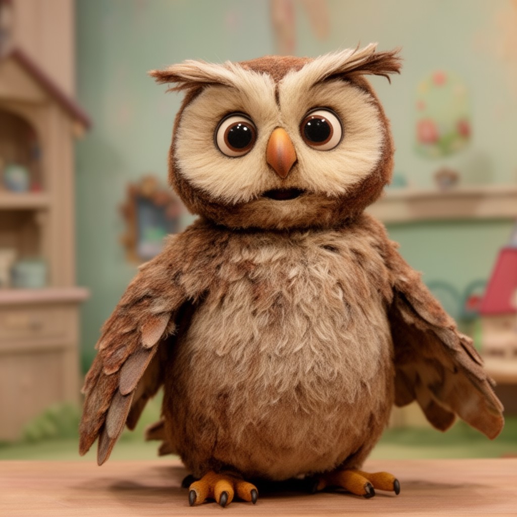 AI-generated illustration of X the Owl