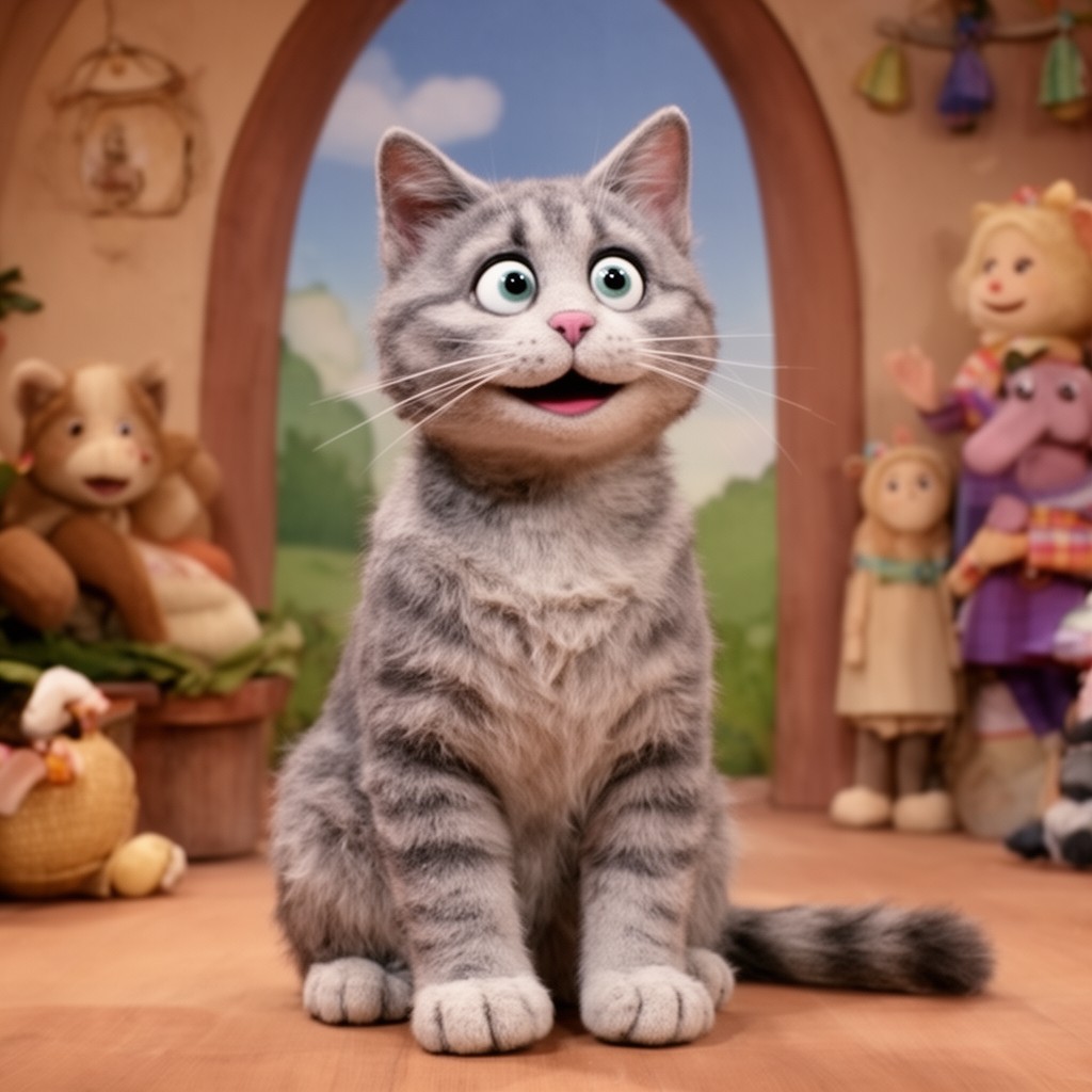 AI-generated illustration of Henrietta Pussycat