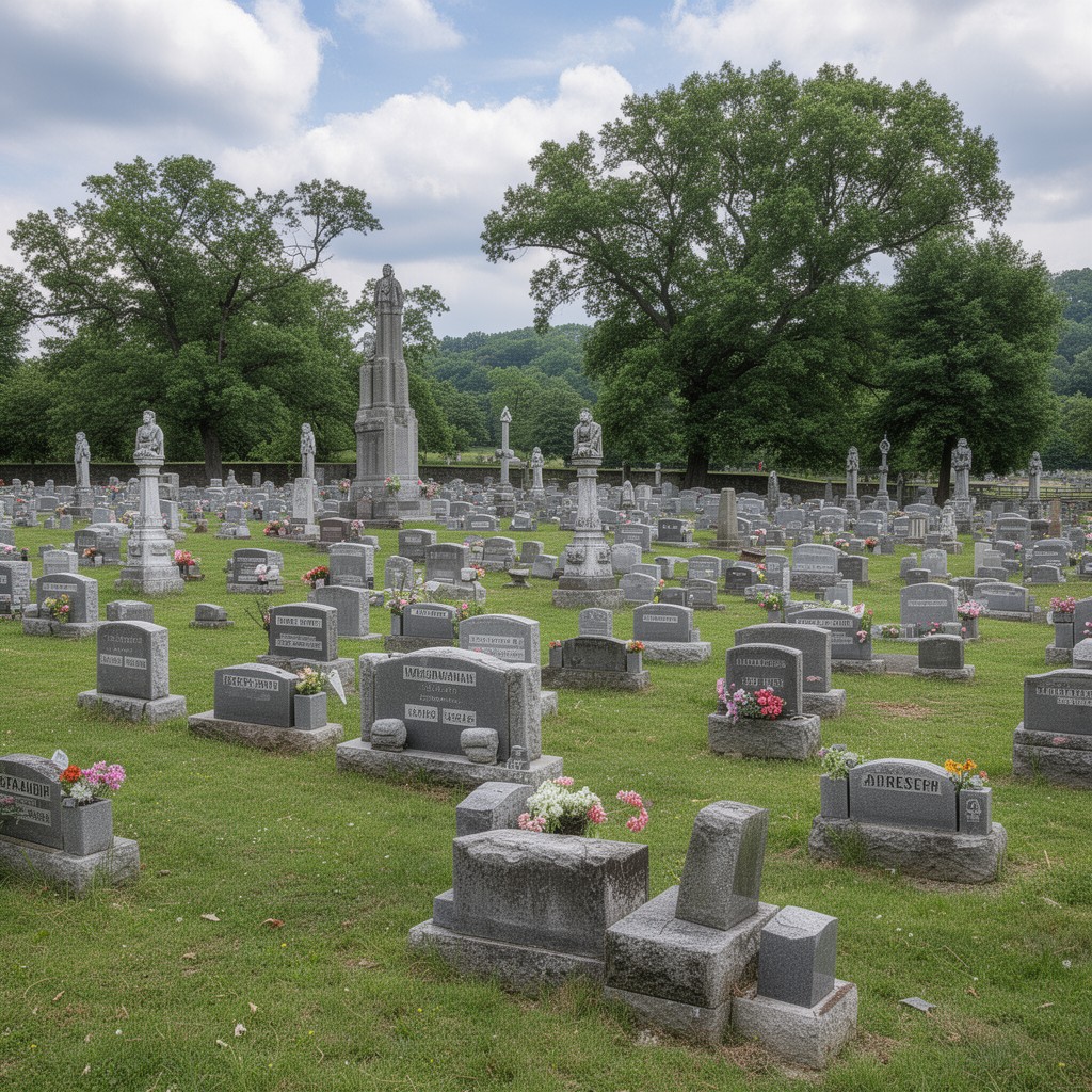 AI-generated illustration of Rogers family plot