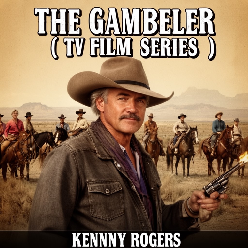 AI-generated illustration of The Gambler (TV film series)