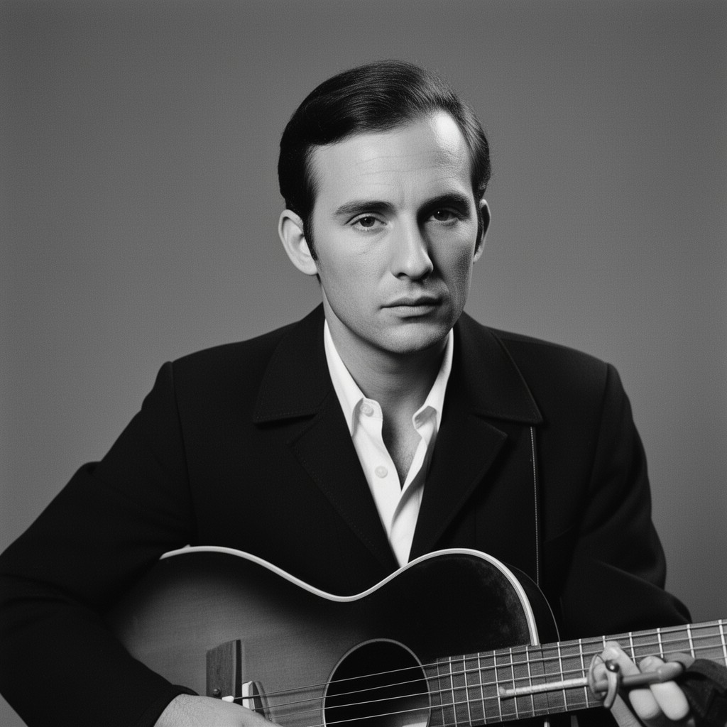 AI-generated illustration of Gene Clark