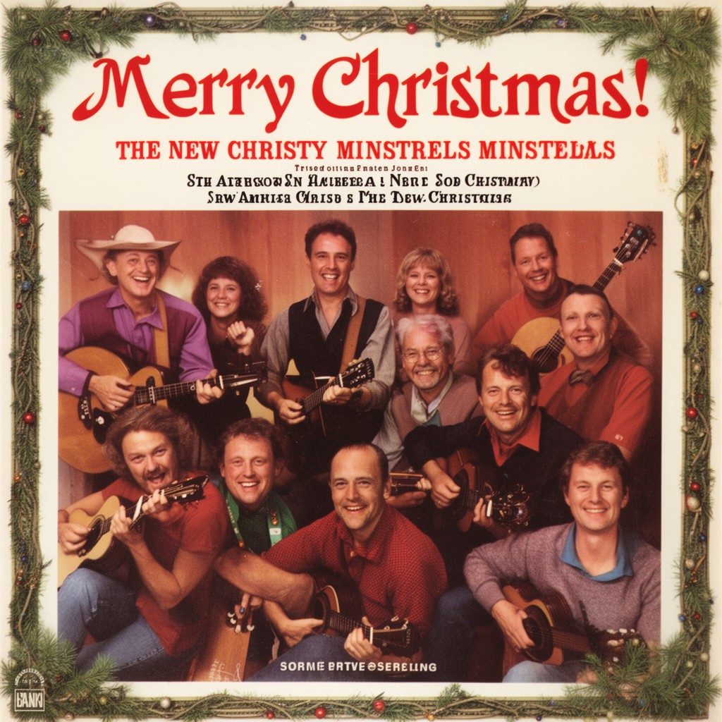 AI-generated illustration of Merry Christmas! The New Christy Minstrels