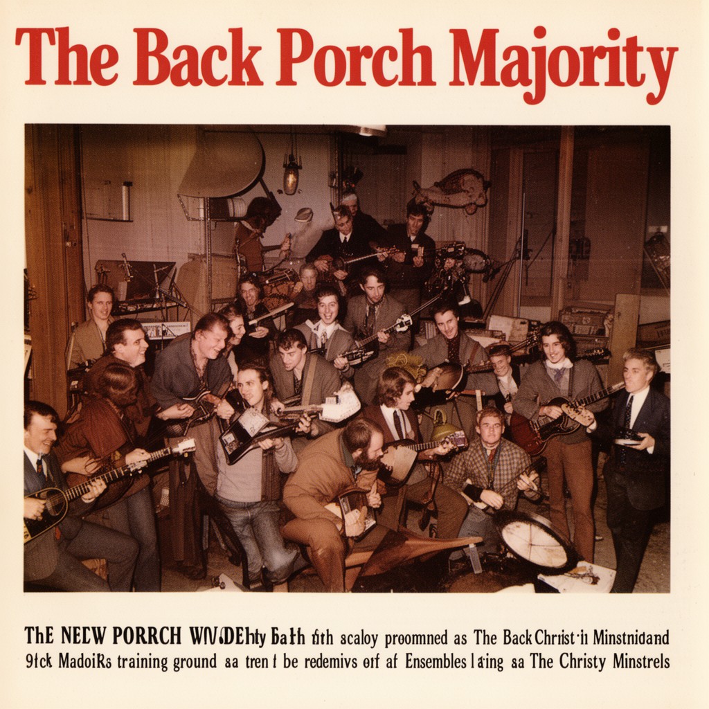AI-generated illustration of The Back Porch Majority