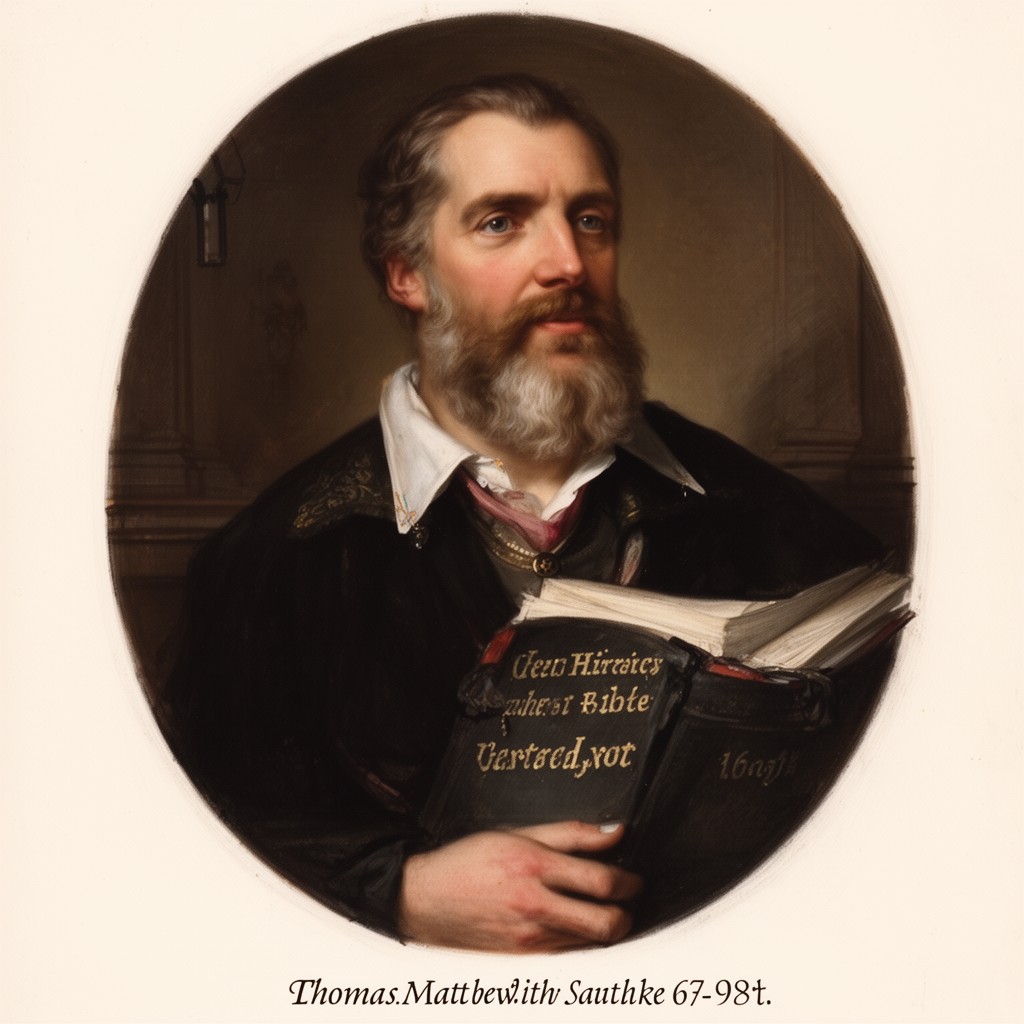 AI-generated illustration of Thomas Matthew