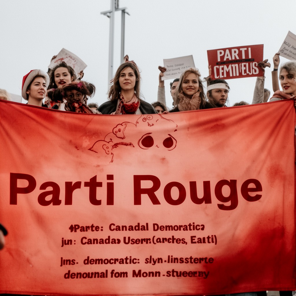 AI-generated illustration of Parti rouge