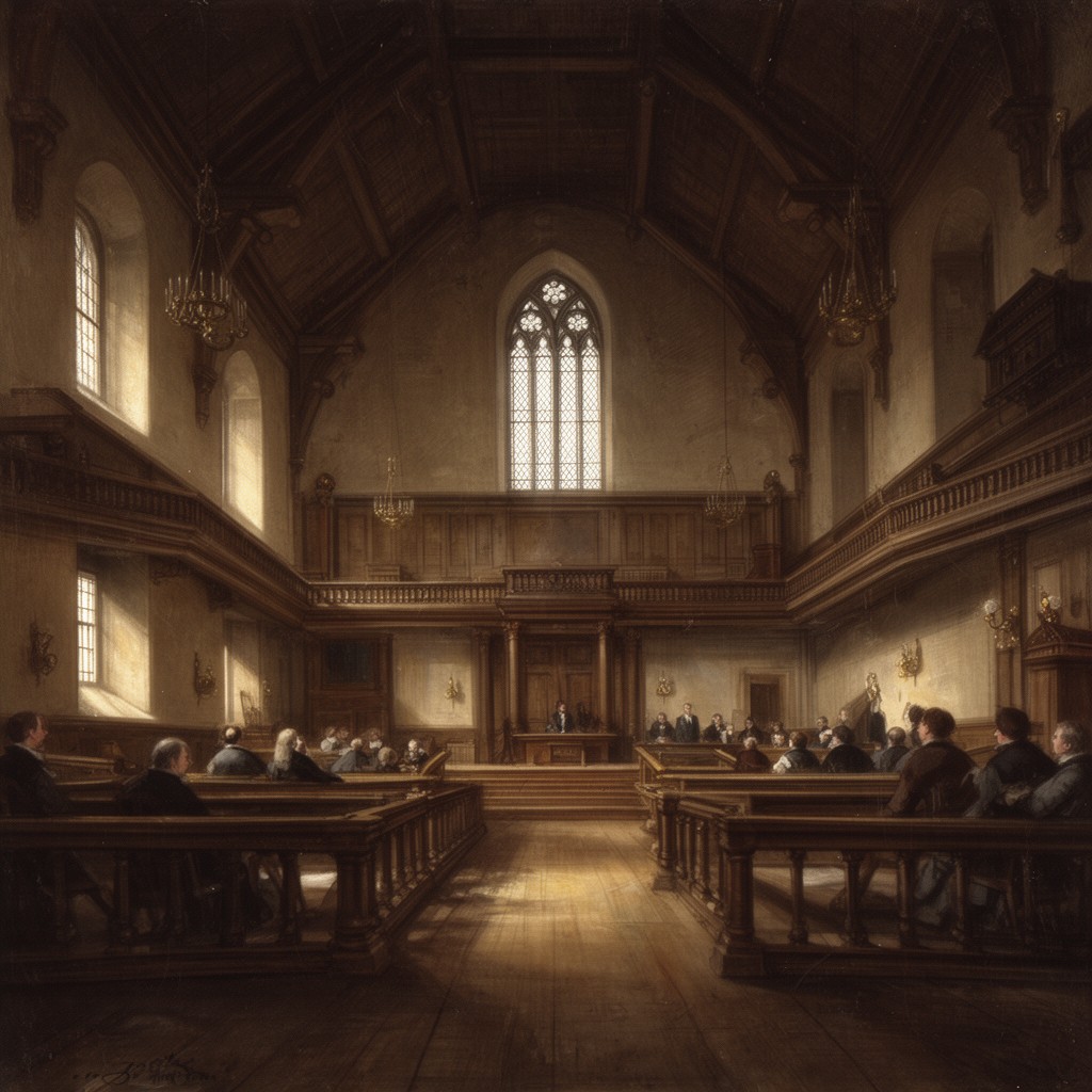 AI-generated illustration of Court of Oyer and Terminer