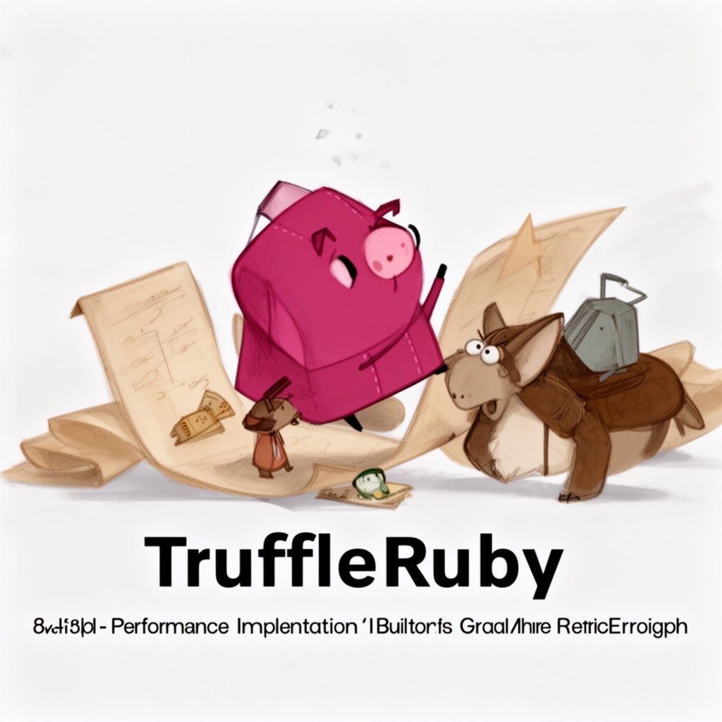 AI-generated illustration of TruffleRuby
