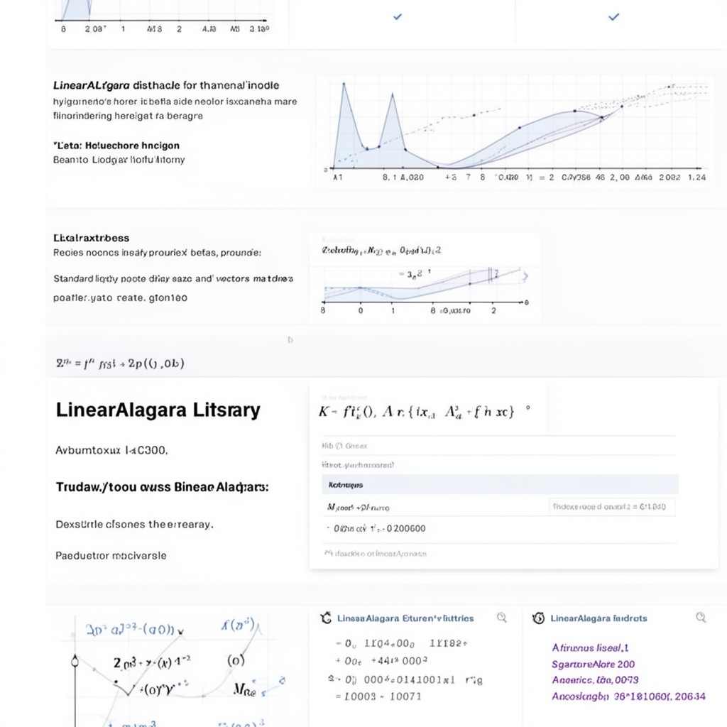 AI-generated illustration of LinearAlgebra