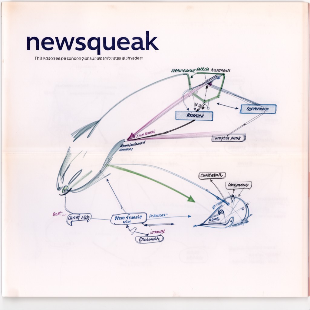 AI-generated illustration of Newsqueak