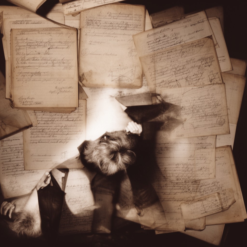 AI-generated illustration of Einstein's annus mirabilis papers
