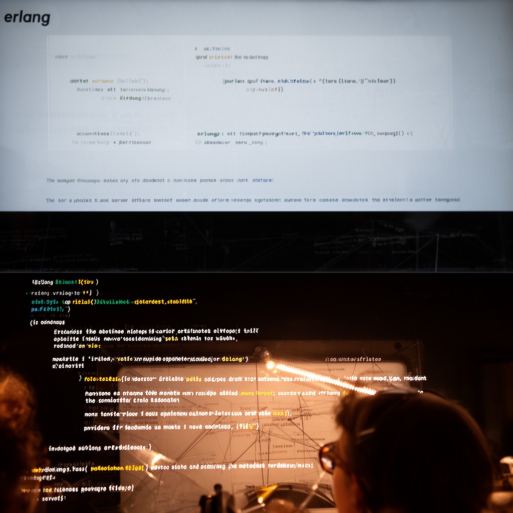 AI-generated illustration of Erlang