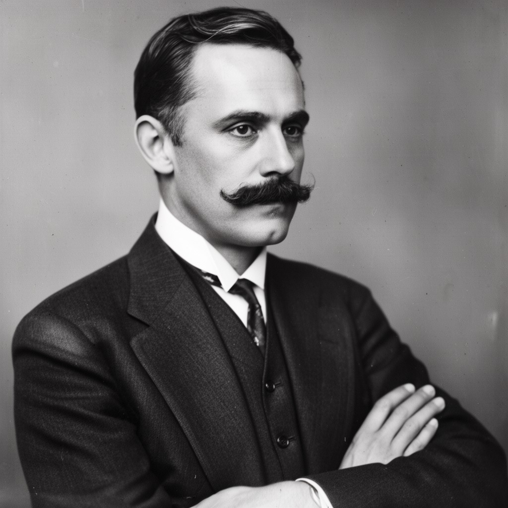 AI-generated illustration of Jean Perrin