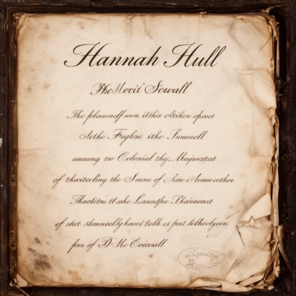 AI-generated illustration of Hannah Hull