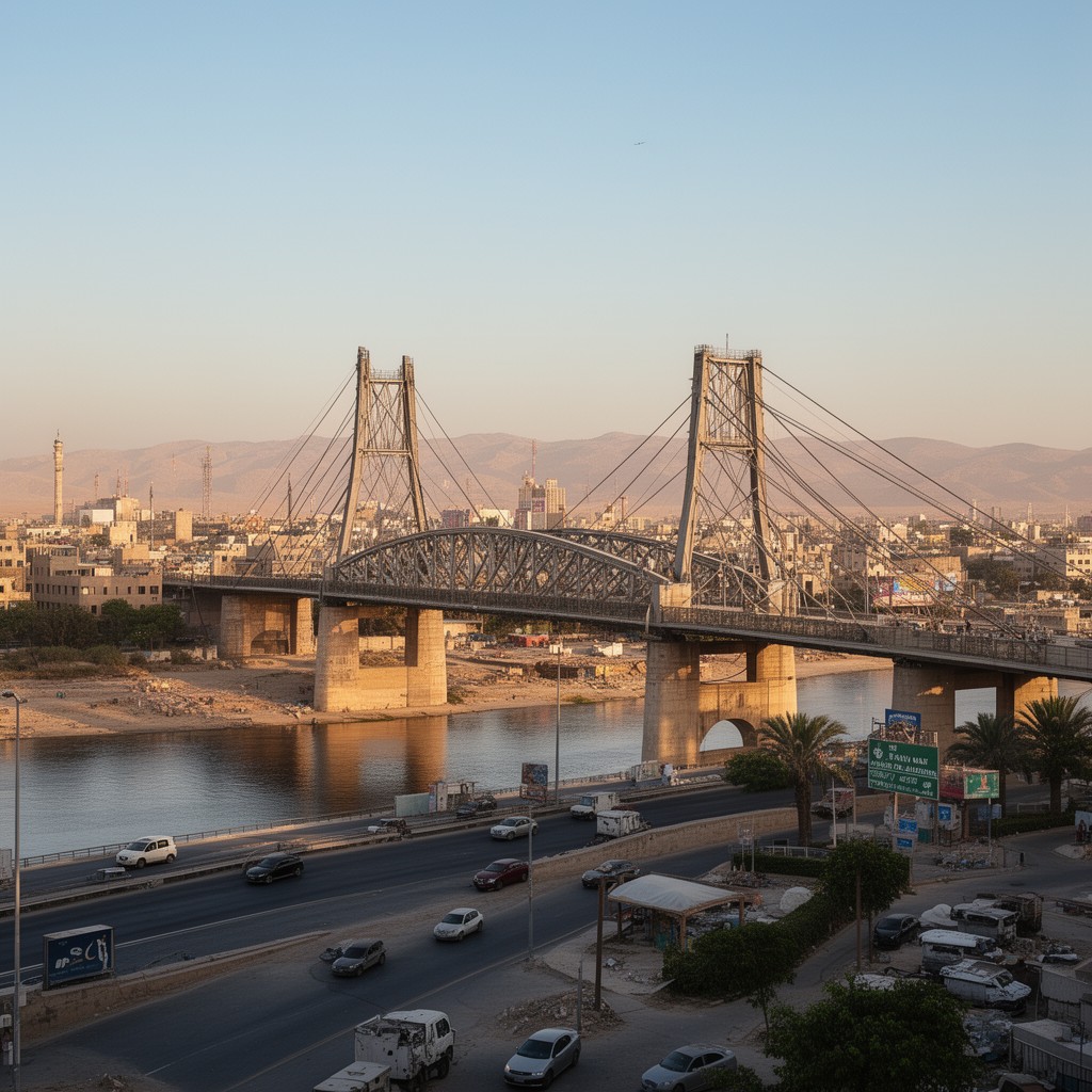AI-generated illustration of Luxor Bridge