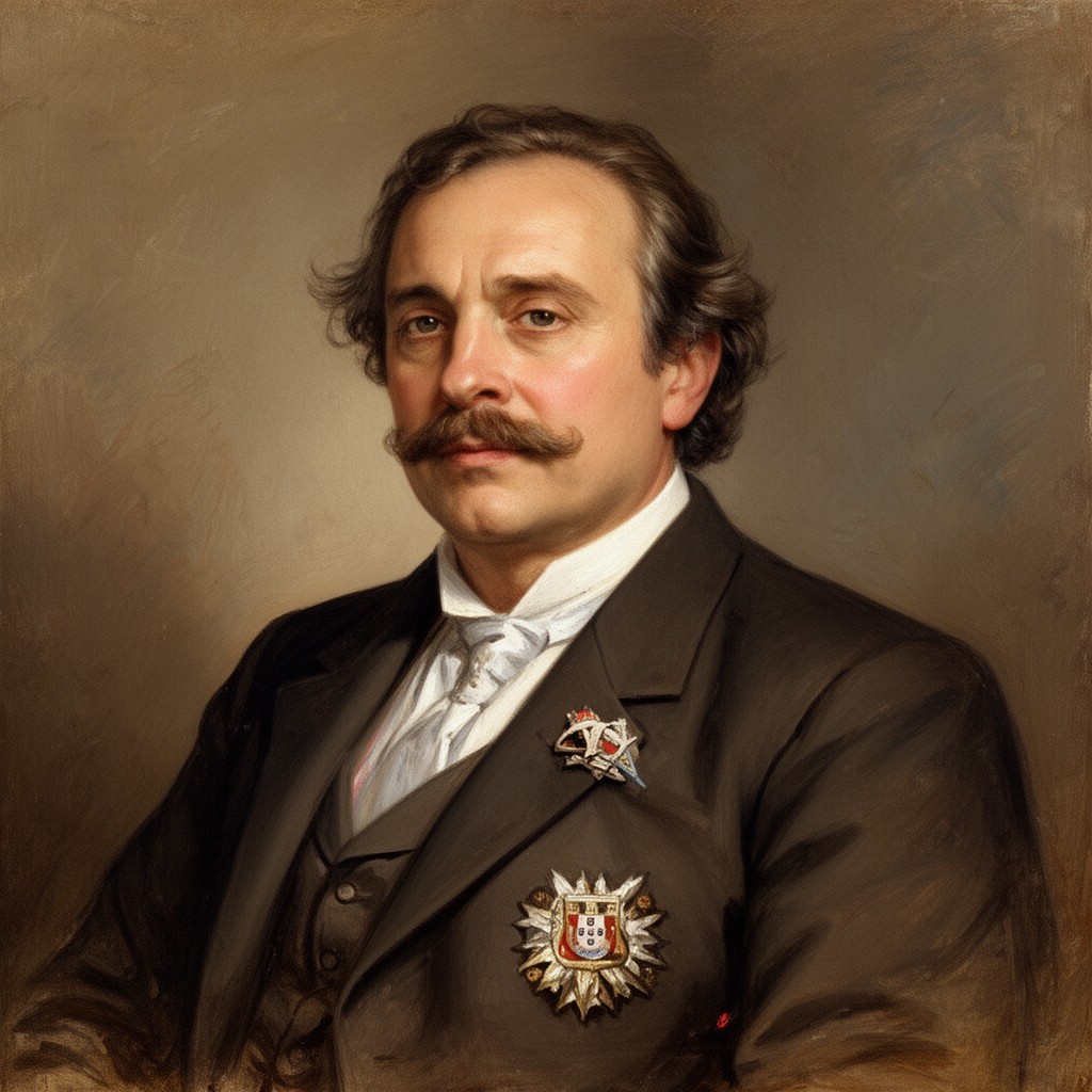 AI-generated illustration of Manuel II of Portugal