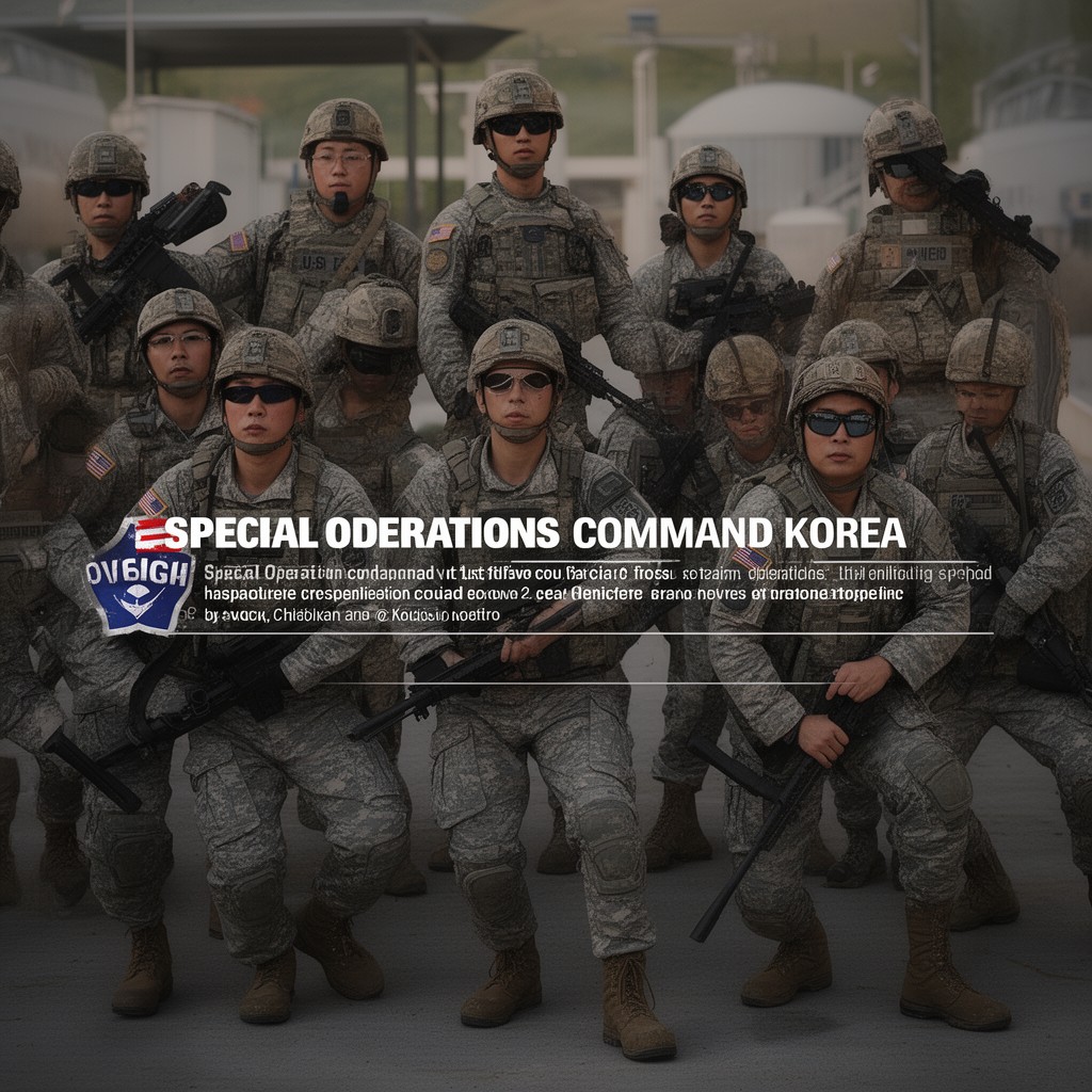 AI-generated illustration of Special Operations Command Korea