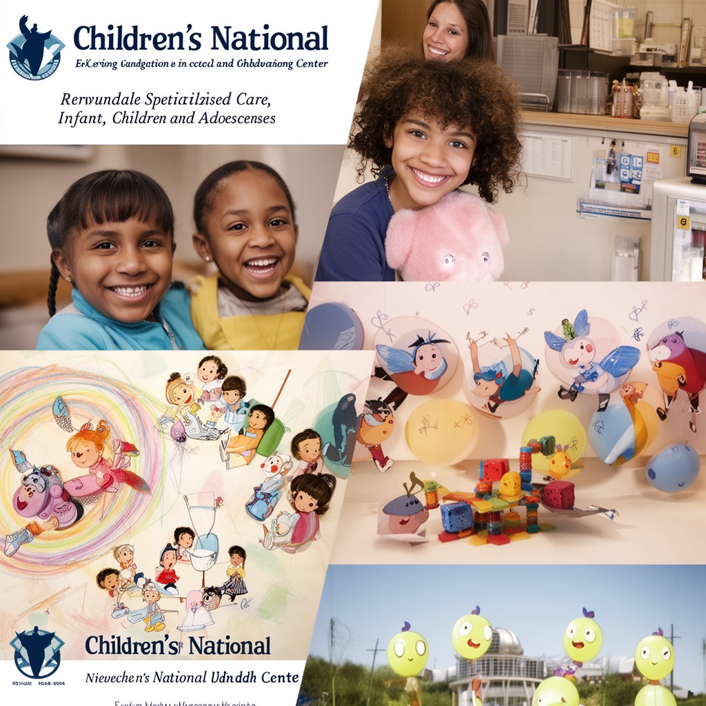 AI-generated illustration of Children’s National Medical Center