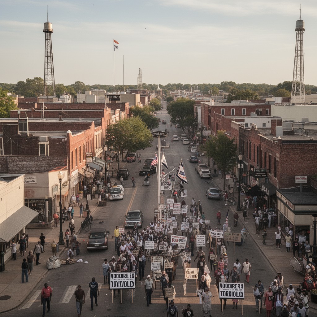 AI-generated illustration of Selma, Alabama
