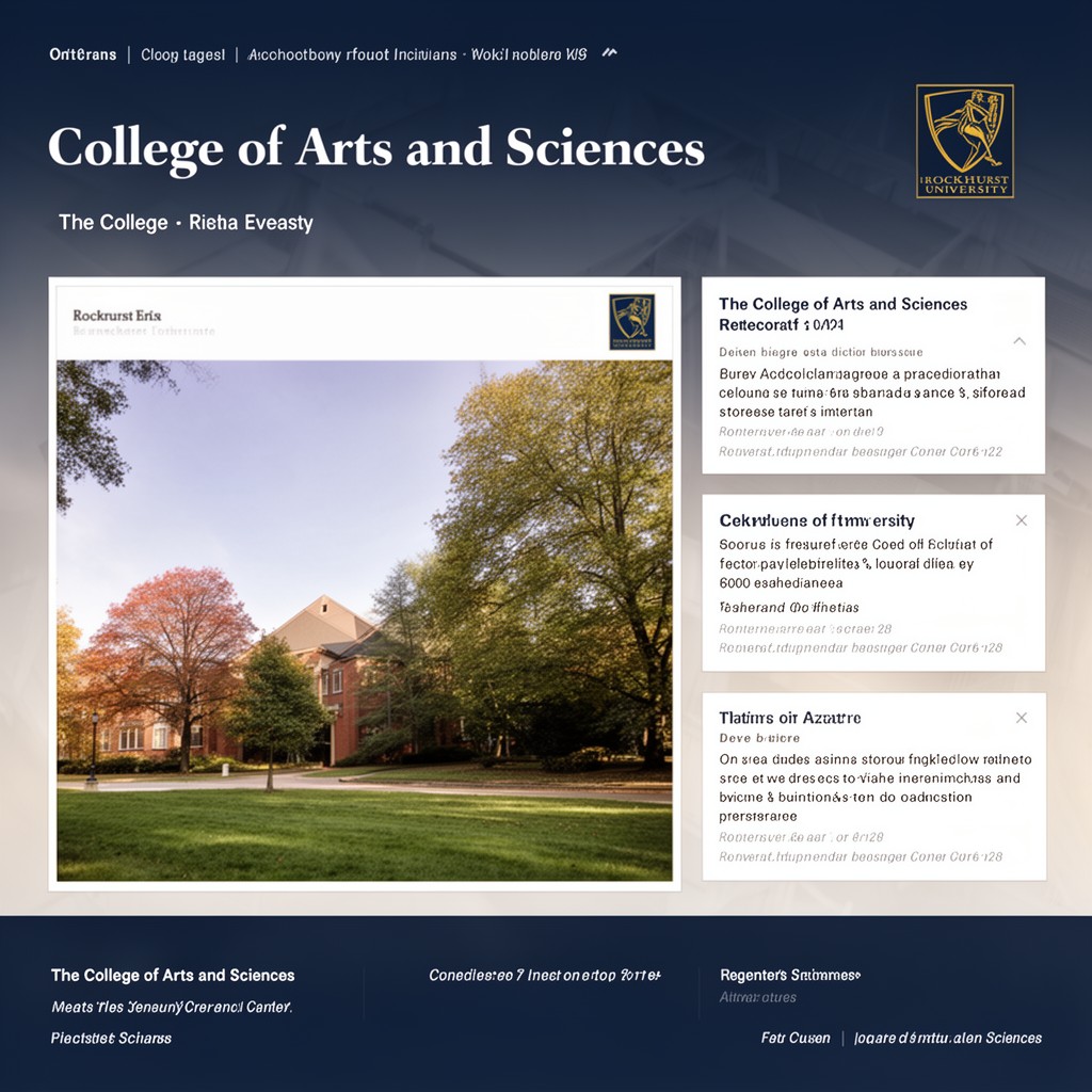 AI-generated illustration of College of Arts and Sciences