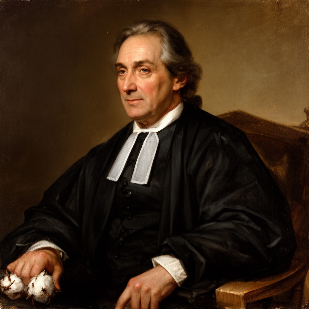 AI-generated illustration of Cotton Mather