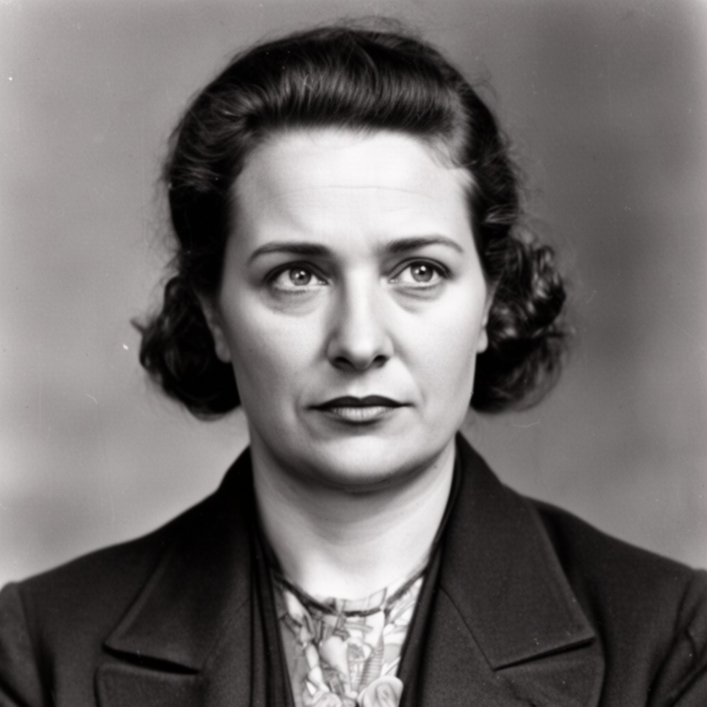 AI-generated illustration of Ruth Fischer