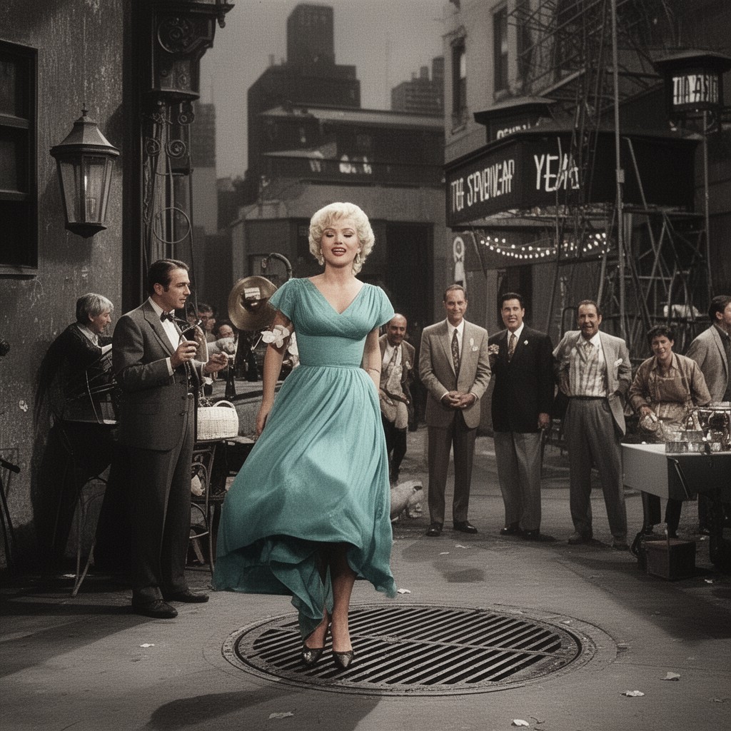 AI-generated illustration of The Seven Year Itch