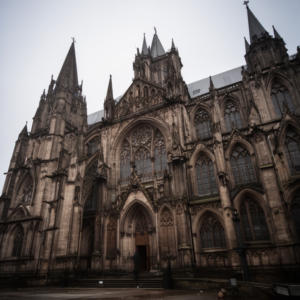 AI-generated illustration of Gothic architecture
