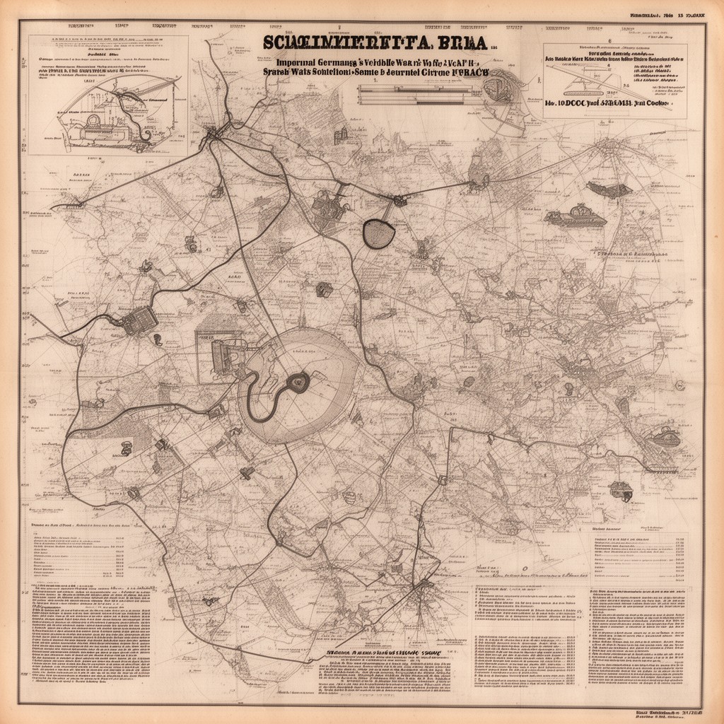 AI-generated illustration of Schlieffen Plan