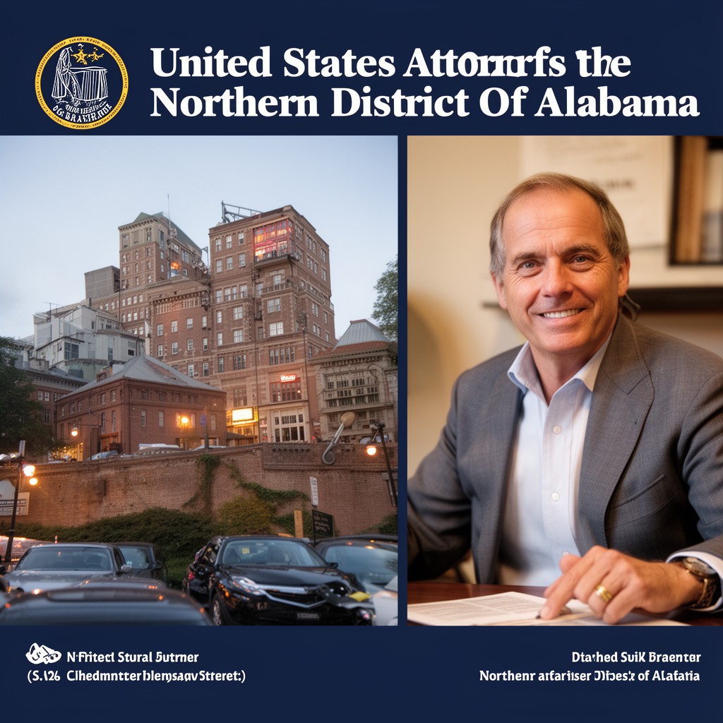 AI-generated illustration of United States Attorney for the Northern District of Alabama