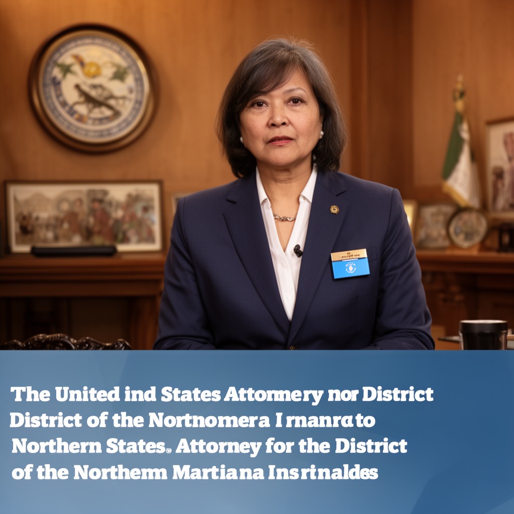 AI-generated illustration of United States Attorney for the District of the Northern Mariana Islands