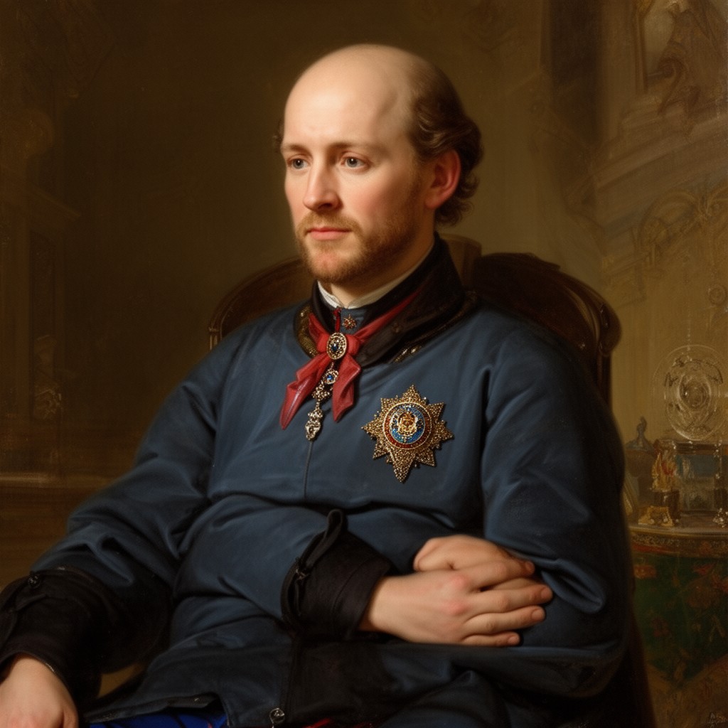 AI-generated illustration of Grand Prince of Russia