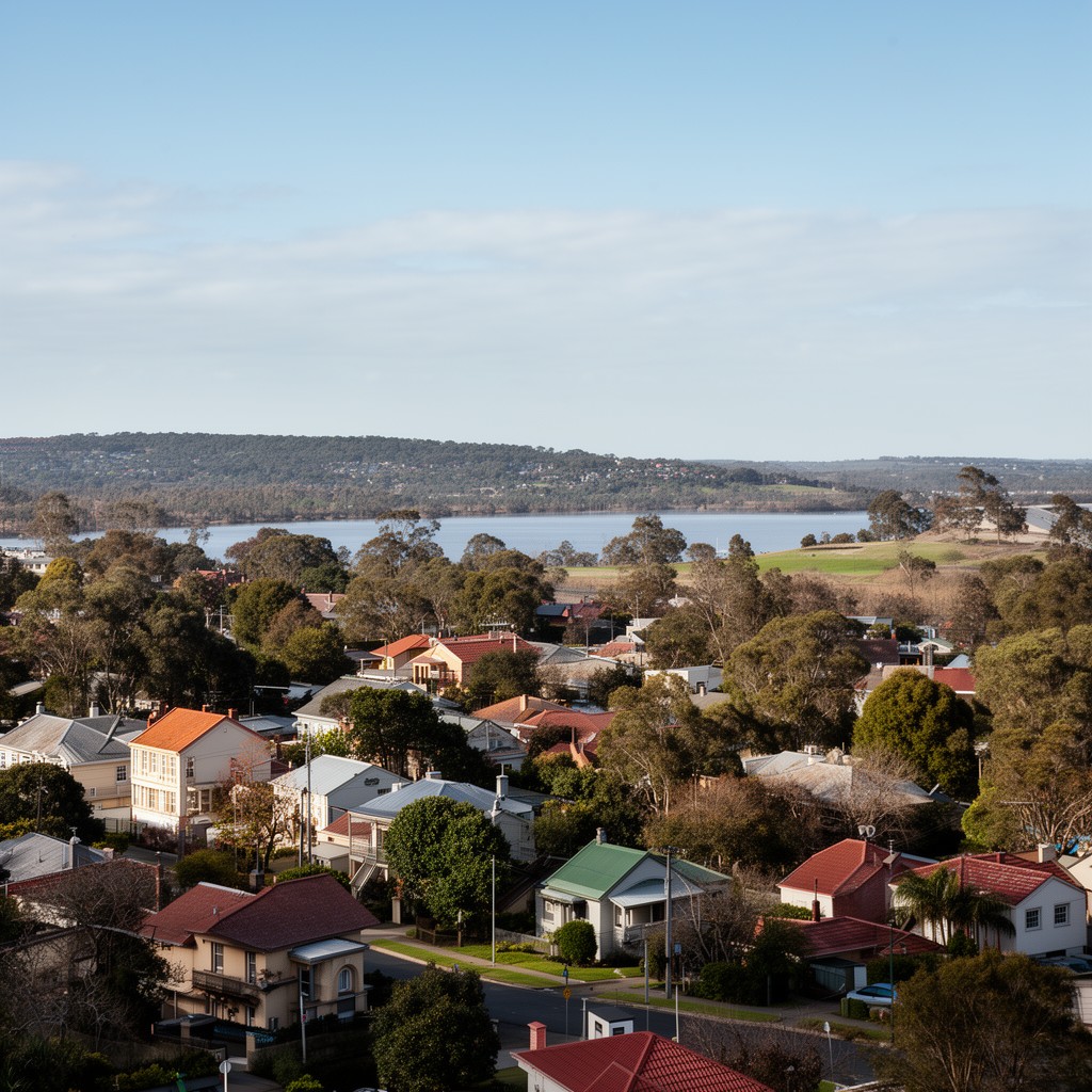 AI-generated illustration of East Maitland
