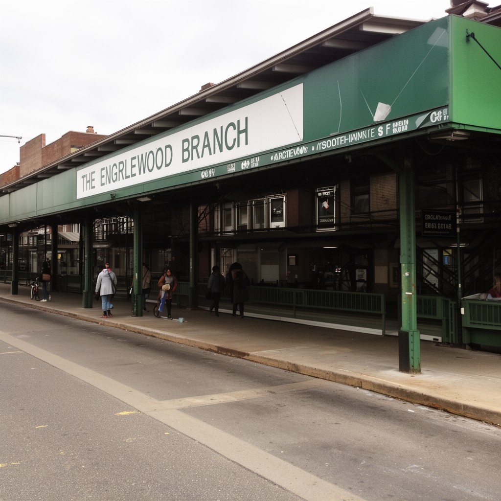 AI-generated illustration of Englewood Branch