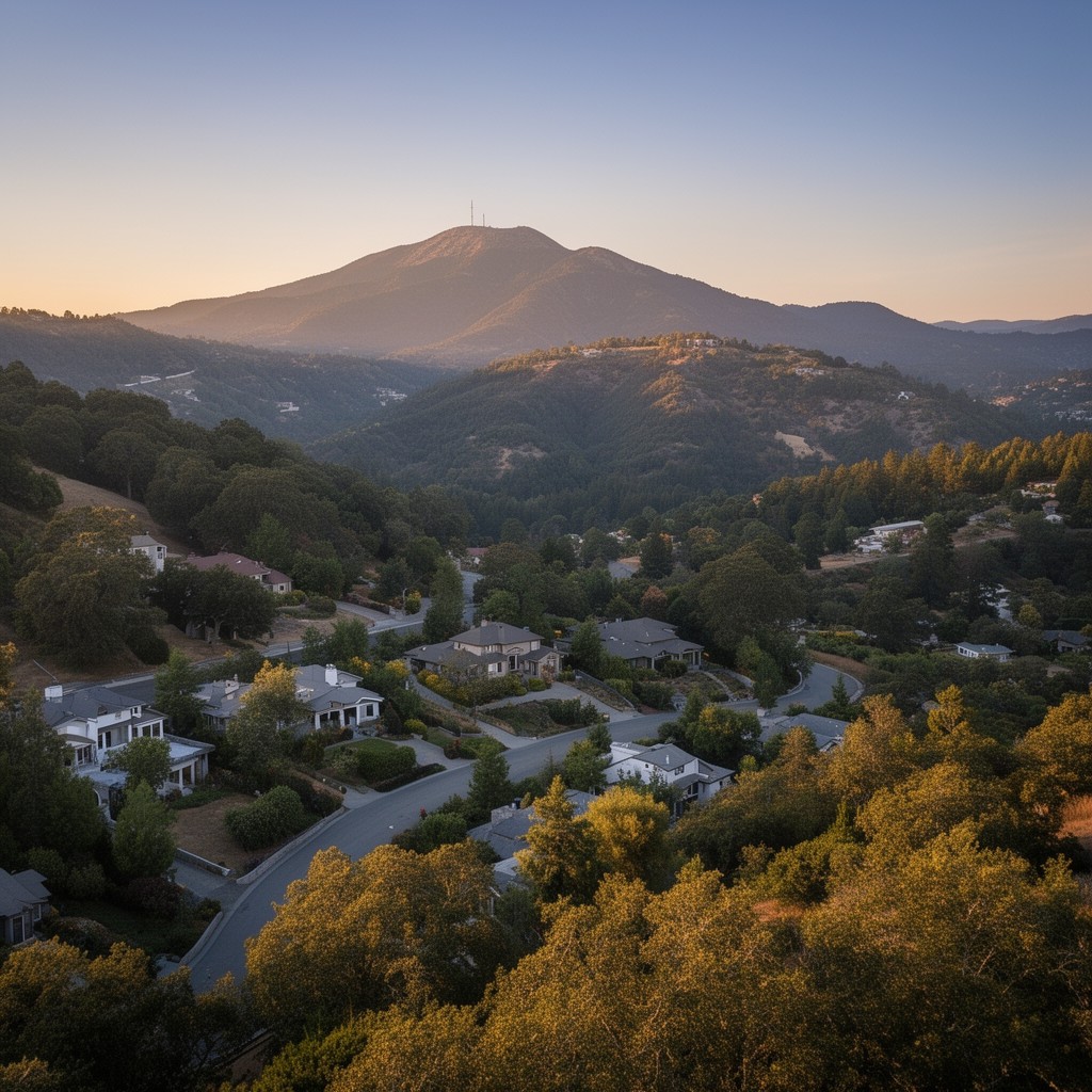 AI-generated illustration of Diablo, California