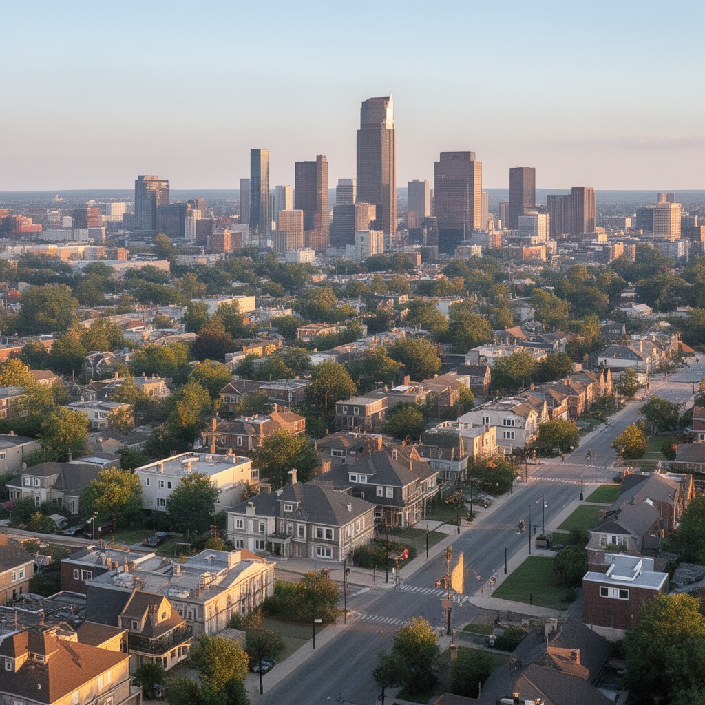 AI-generated illustration of Lisle Township, DuPage County, Illinois