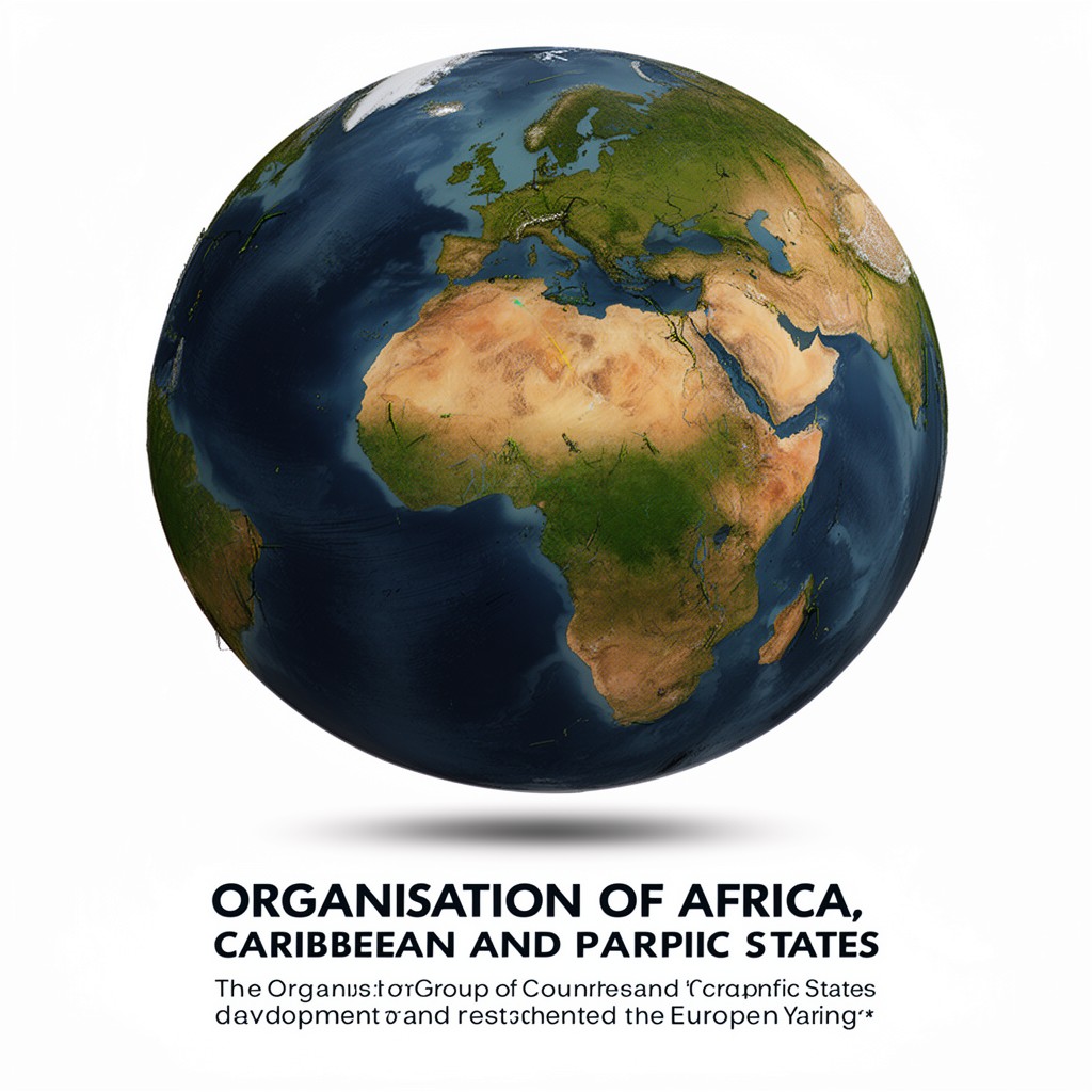 AI-generated illustration of Organisation of African, Caribbean and Pacific States