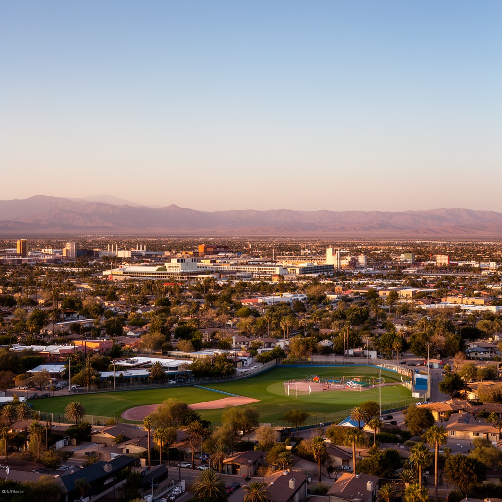 AI-generated illustration of Peoria, Arizona