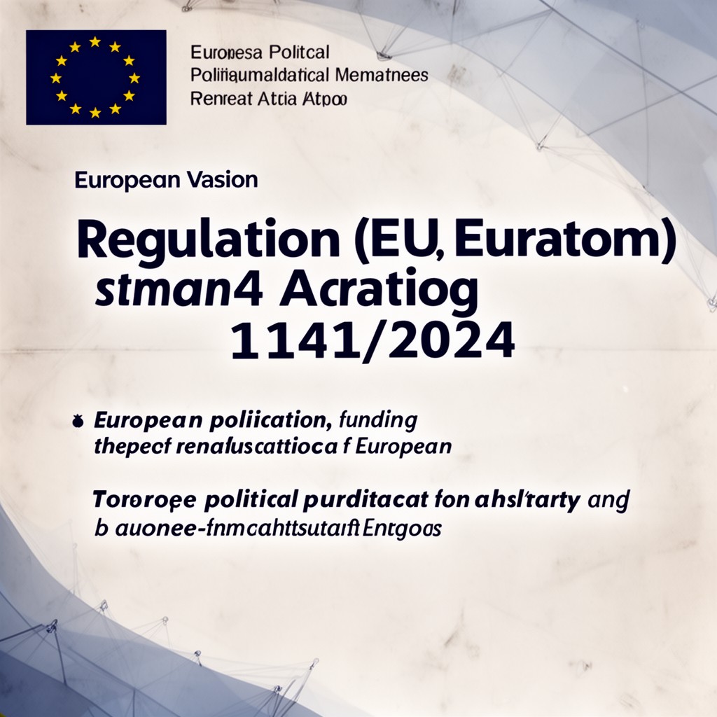 AI-generated illustration of Regulation (EU, Euratom) No 1141/2014