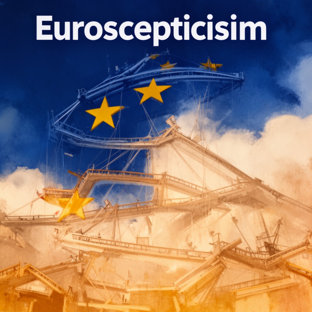 AI-generated illustration of Euroscepticism