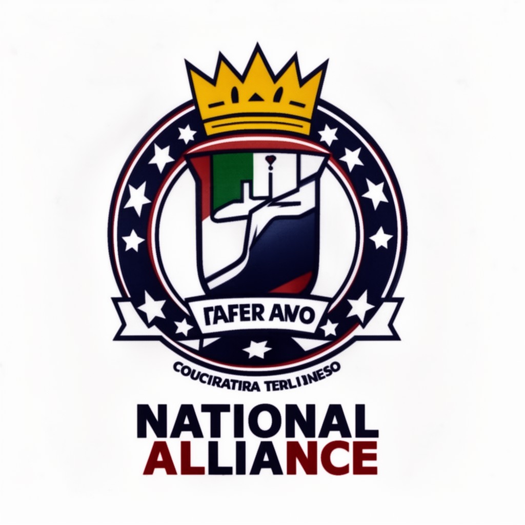 AI-generated illustration of National Alliance (political tradition)