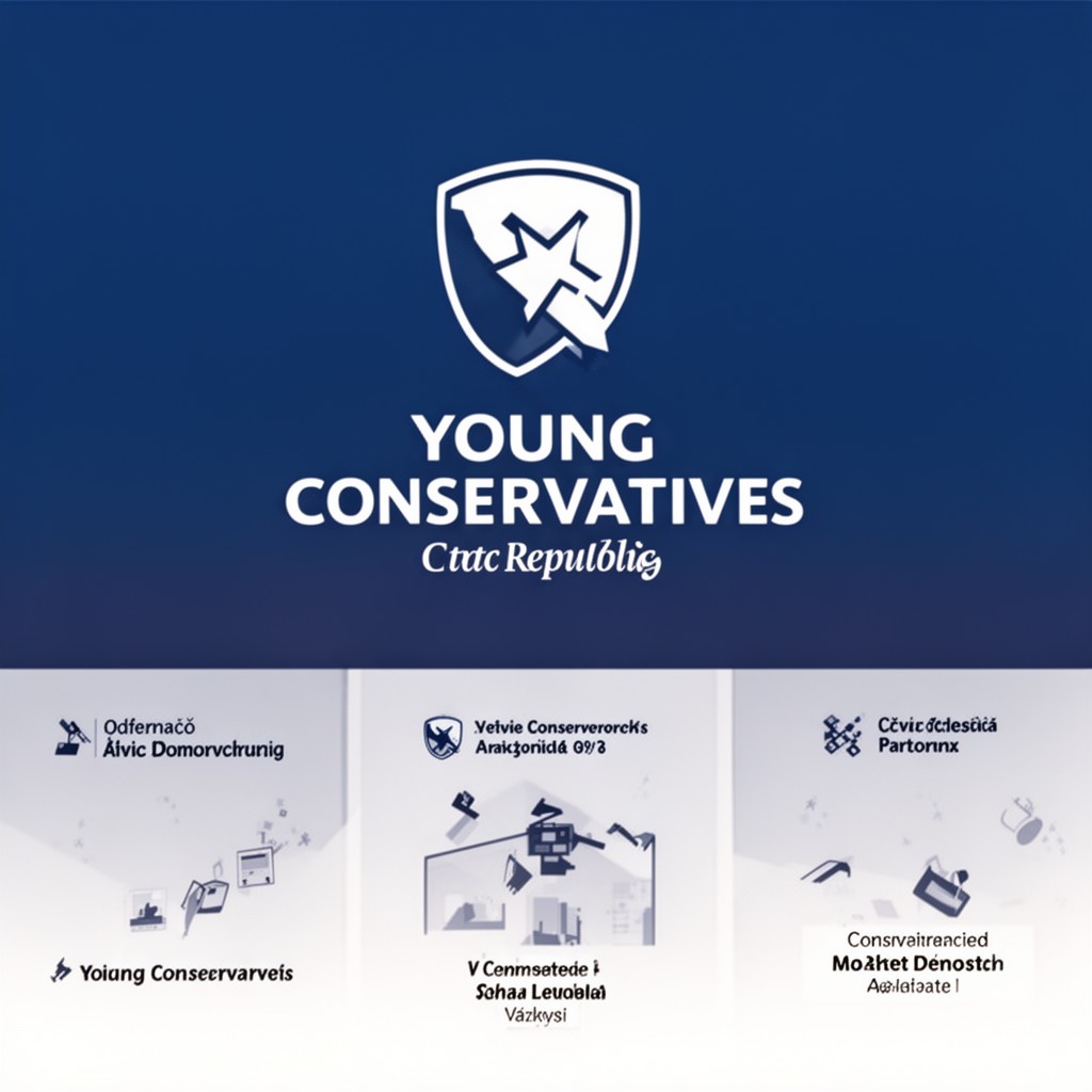 AI-generated illustration of Young Conservatives (Czech Republic)